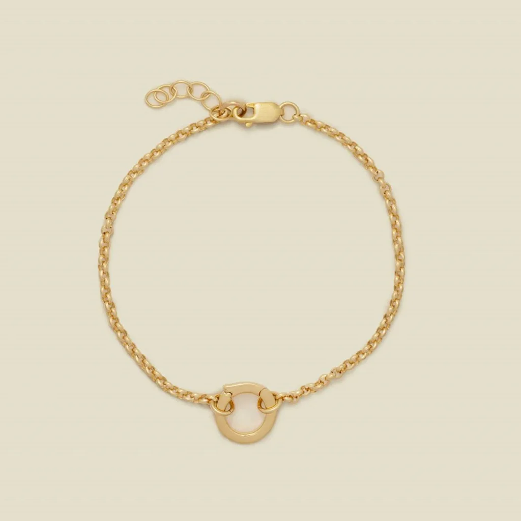 Interchangeable Stainless Steel Round Clasp Rolo Paperclip Chain Bracelet For Charms