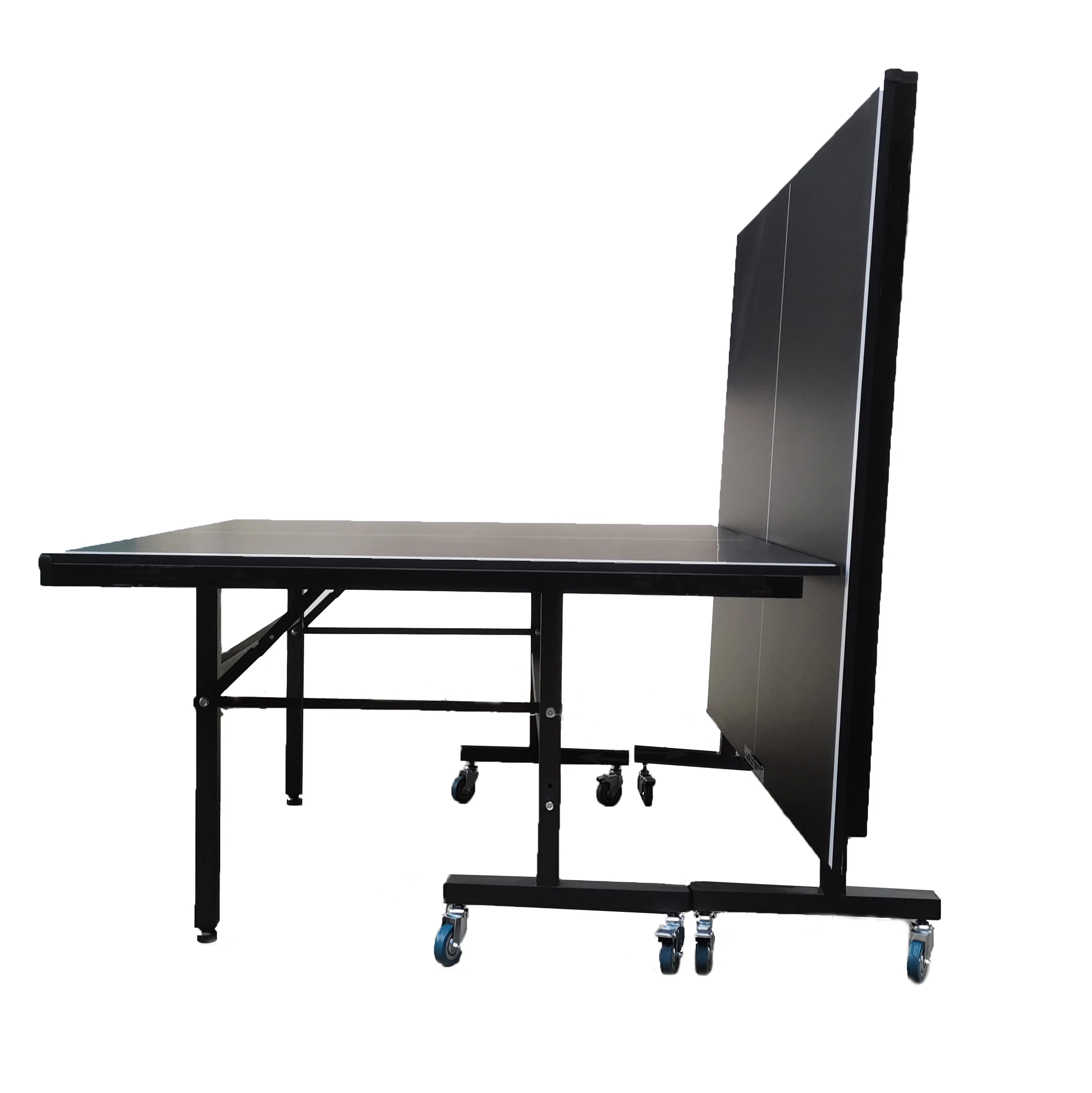 
Modern cheap indoor movable foldable table tennis table pingpong table with wheel for sale 