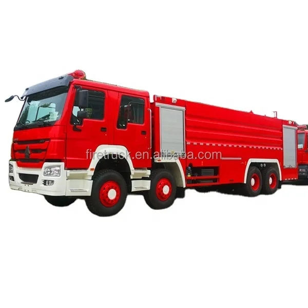 Chinese brand 2024 new Sino truck 12 wheels Water tanker fire truck for sale in Europe