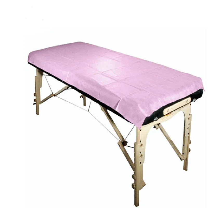 Medical Disposable Massage Table Spa Prepackaged Disposable Nonwoven Fabric Bed Sheets In Roll For Hospital and Beauty Salon