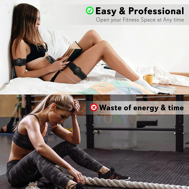 
Body Slimming Massage Dropshipping Electric EMS Wireless Muscle Stimulator Trainer 