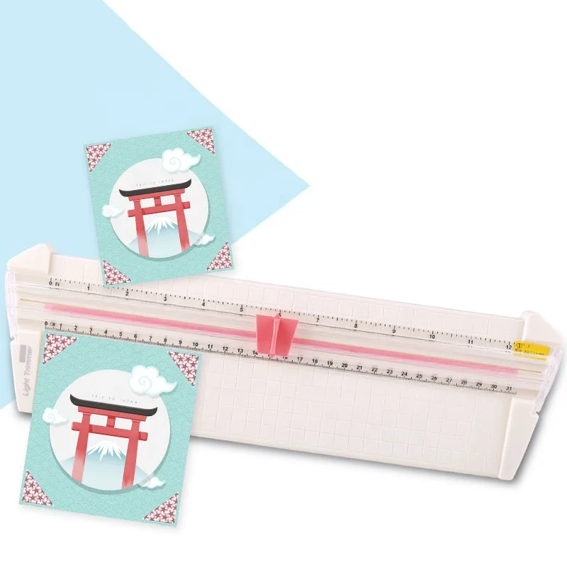 Mini A3 Rotary Paper Trimmer Good Quality Portable ABS Manual Laser Locating 558*213mm Kw-trio CN;JIA 13830 1PC