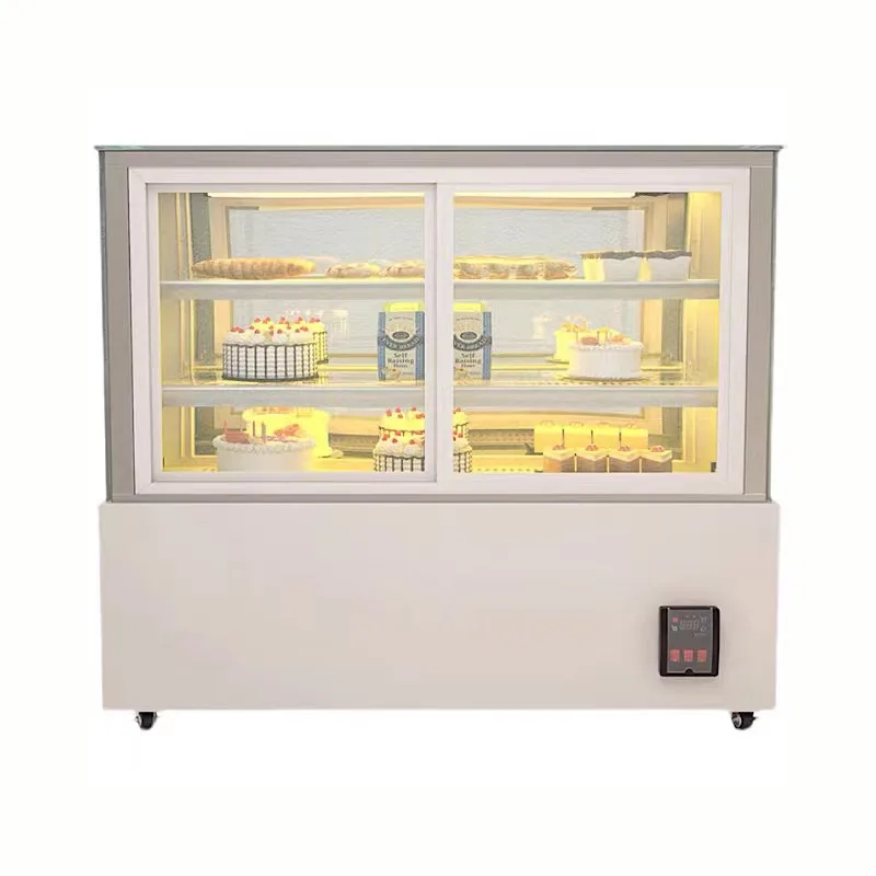 cake refrigerator small supermarket fridge refrigerator showcase cake display refrigerator for sale commercial