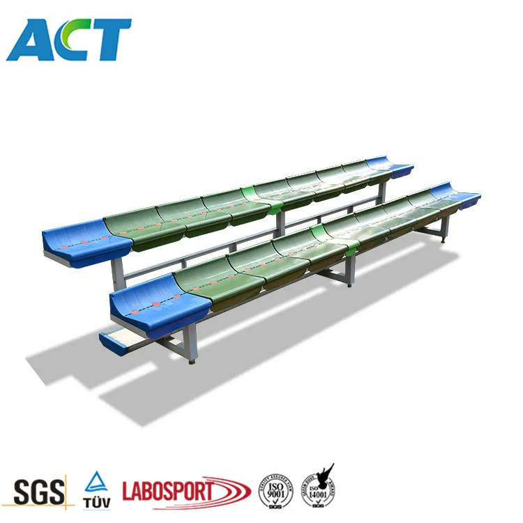 
Portable stadium bleacher movable player bench seating for soccer 