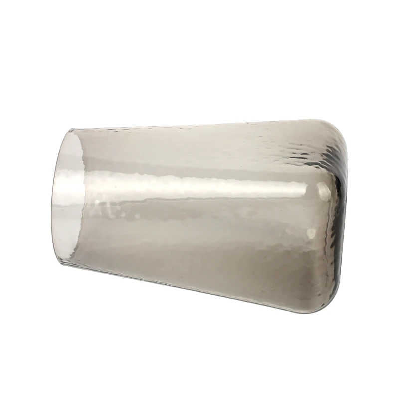 Factory hammered crystal square glass drinking glass  for juice and water