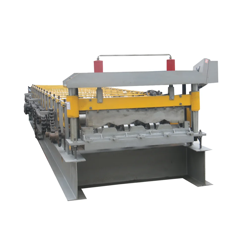 688 Deck Roll Forming Machine 1200mm Width for Galvanized Floor Decking in Roof & Tile Industries Colored Glazed PPGI Tile Wall