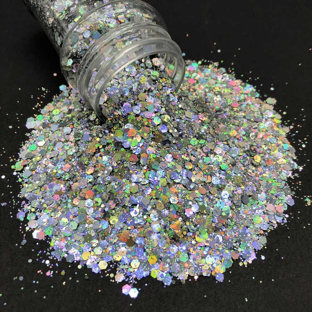Manufacturer PET Color Shifting Polyester Chameleon Chunky Fine color changing Glitter
