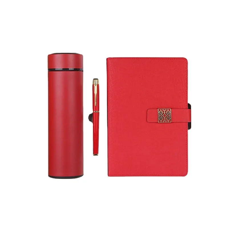 Promotional Notebook Mug And Pen 3 Pieces Set Business Gift For Company Annual Meeting Practical Hand Gift Office