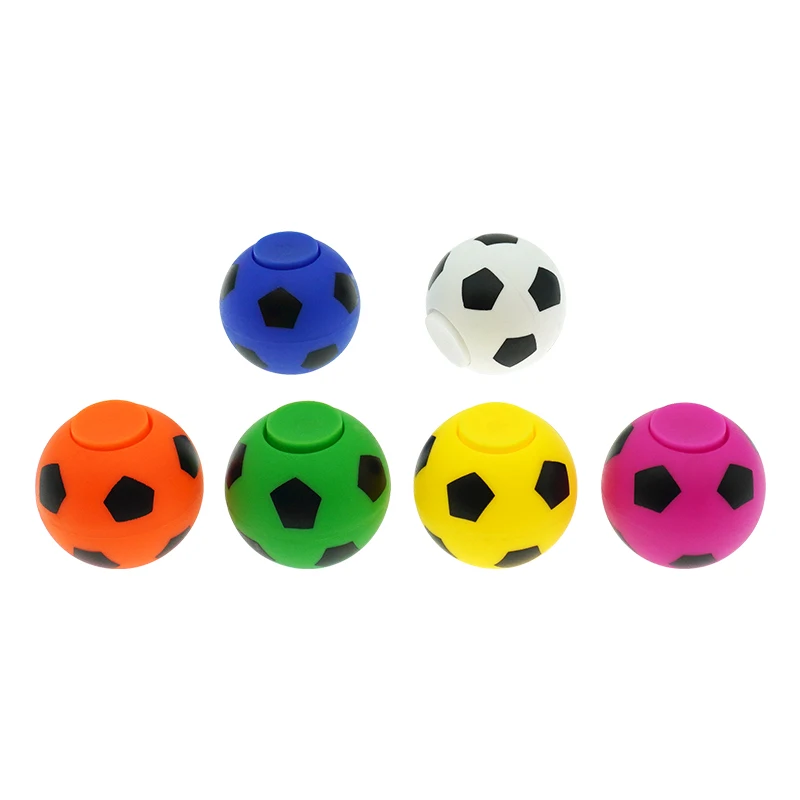 Mini Plastic Finger Gyro Football Fingertip Gyroscope Fidget Spinner Surprise Small Promotional Toys for Kids