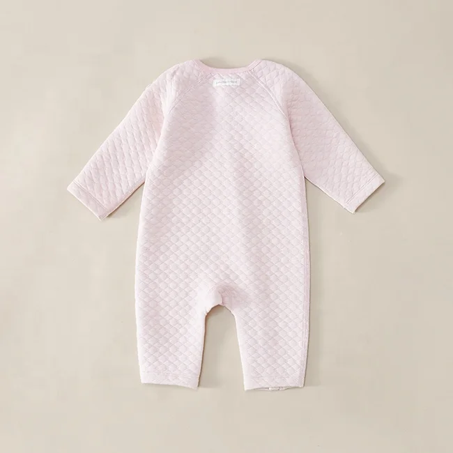 Simply New Baby Padded Cotton Romper Winter Warm Organic Baby Side Zipper Rompers