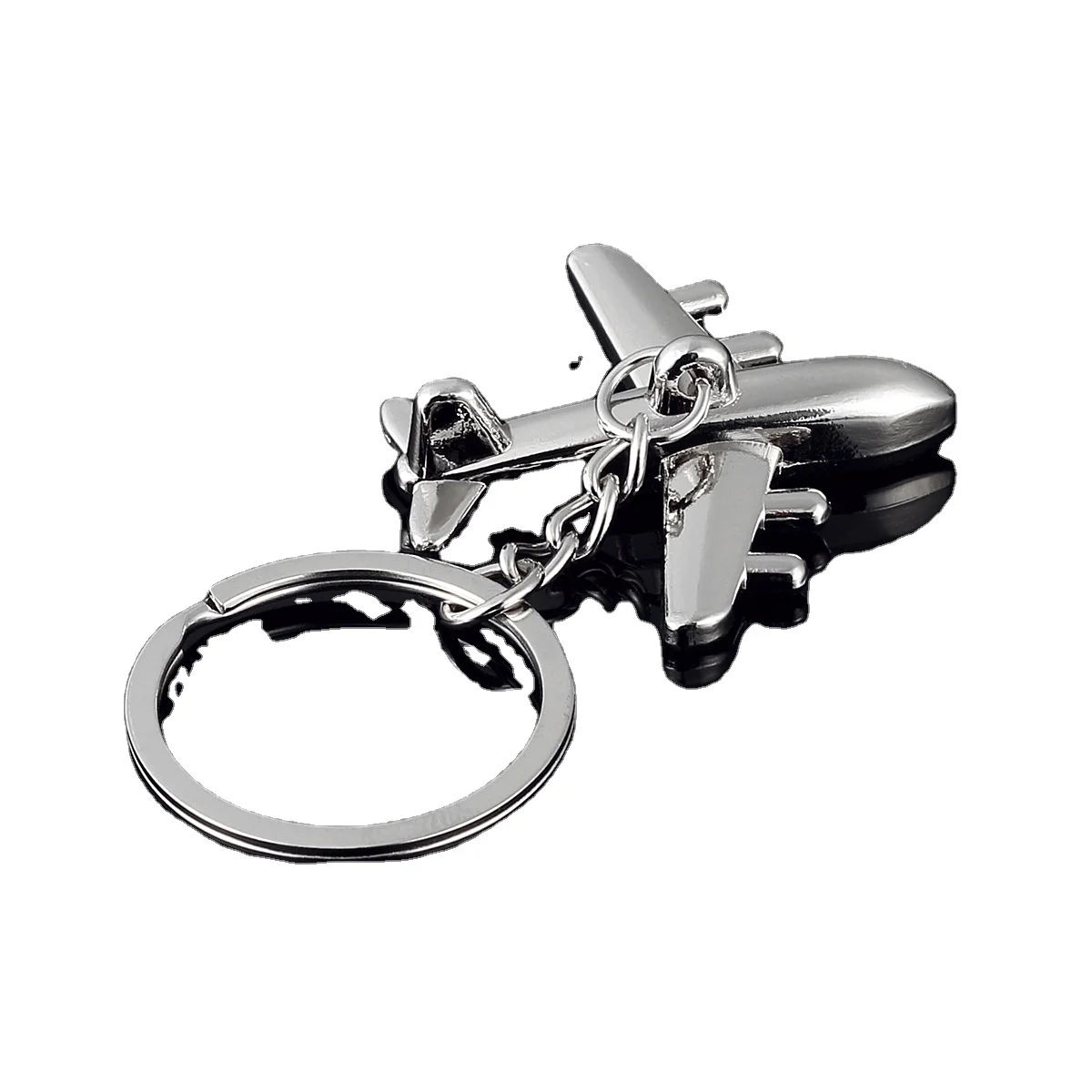 New Style Cheap Key Tag Type Boeing Style Custom Aviation Gifts Metal 3D Airplane Model Keychain