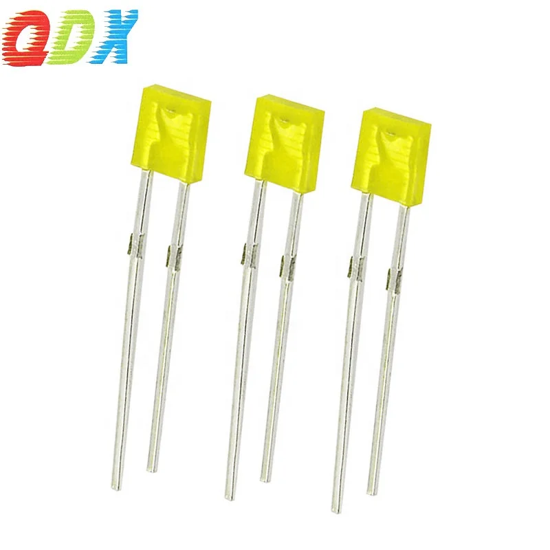 China Factory promotion 1*3*4mm Square LED yellow light-emitting diode 1*3*4mm Led Dip In Diode1000pcs/bag led module