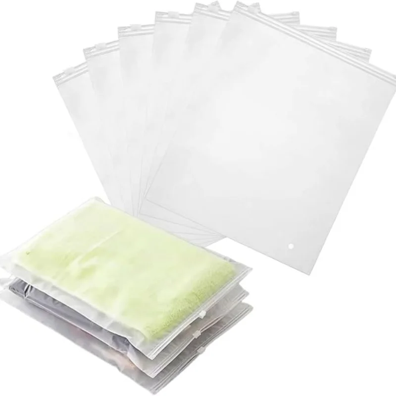 Custom Packaging Shopping Bags Eco Friendly Packaging Zip Lock Plastic Recycled Frosted Zipper Bag Zipper Bags With Custom Logo