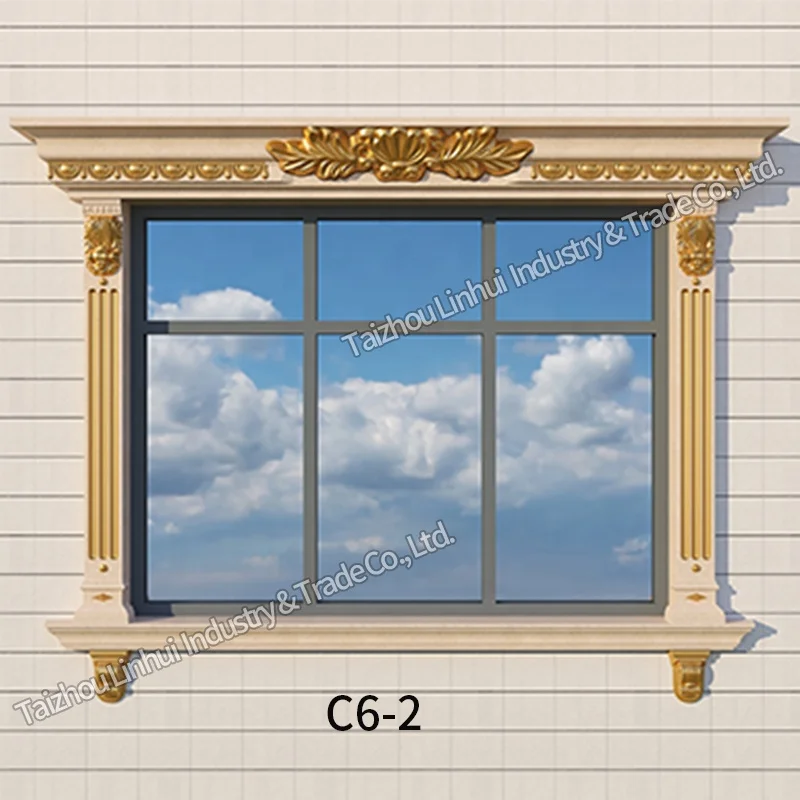 Latest New plastic window sill concrete mold cement door frame building moulding casting mould house decorative molding template