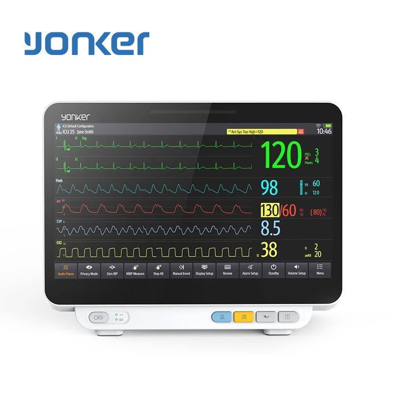 Yonker Advanced Vital Signs Tracking Seamless Monitoring icu bedside patient monitor