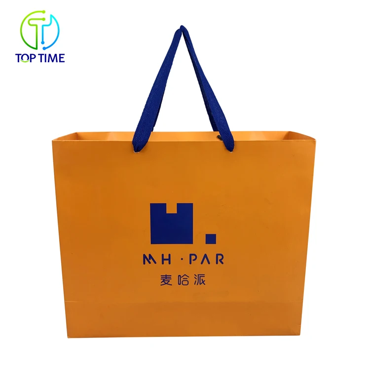 
Fashion Promotional Recycled Shopping Paper Bag Custom Logo 