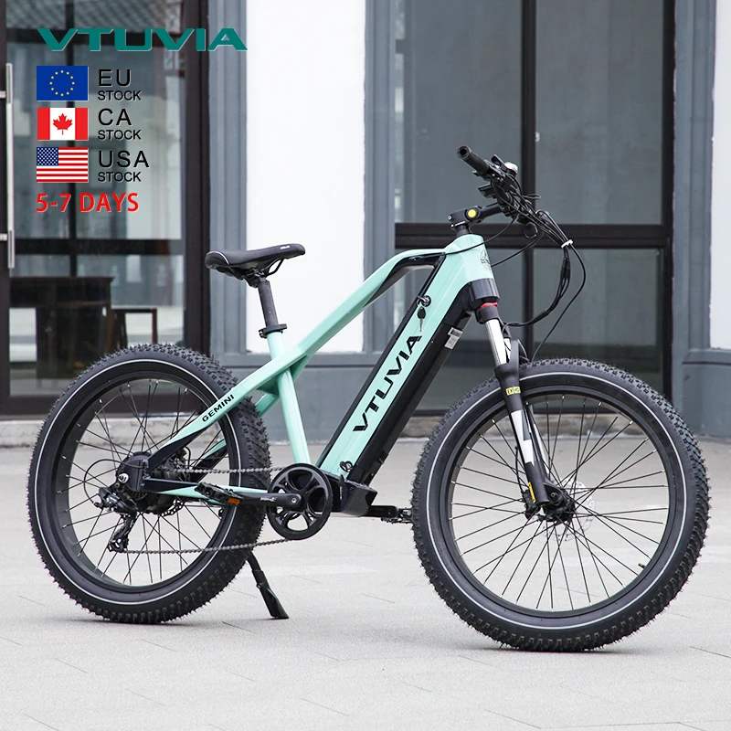 USA EU Canada Warehouse Stock 1000w 52v Battery Fat Tire Hub Motor Electric Mountain Hybrid Bike City Bicycle