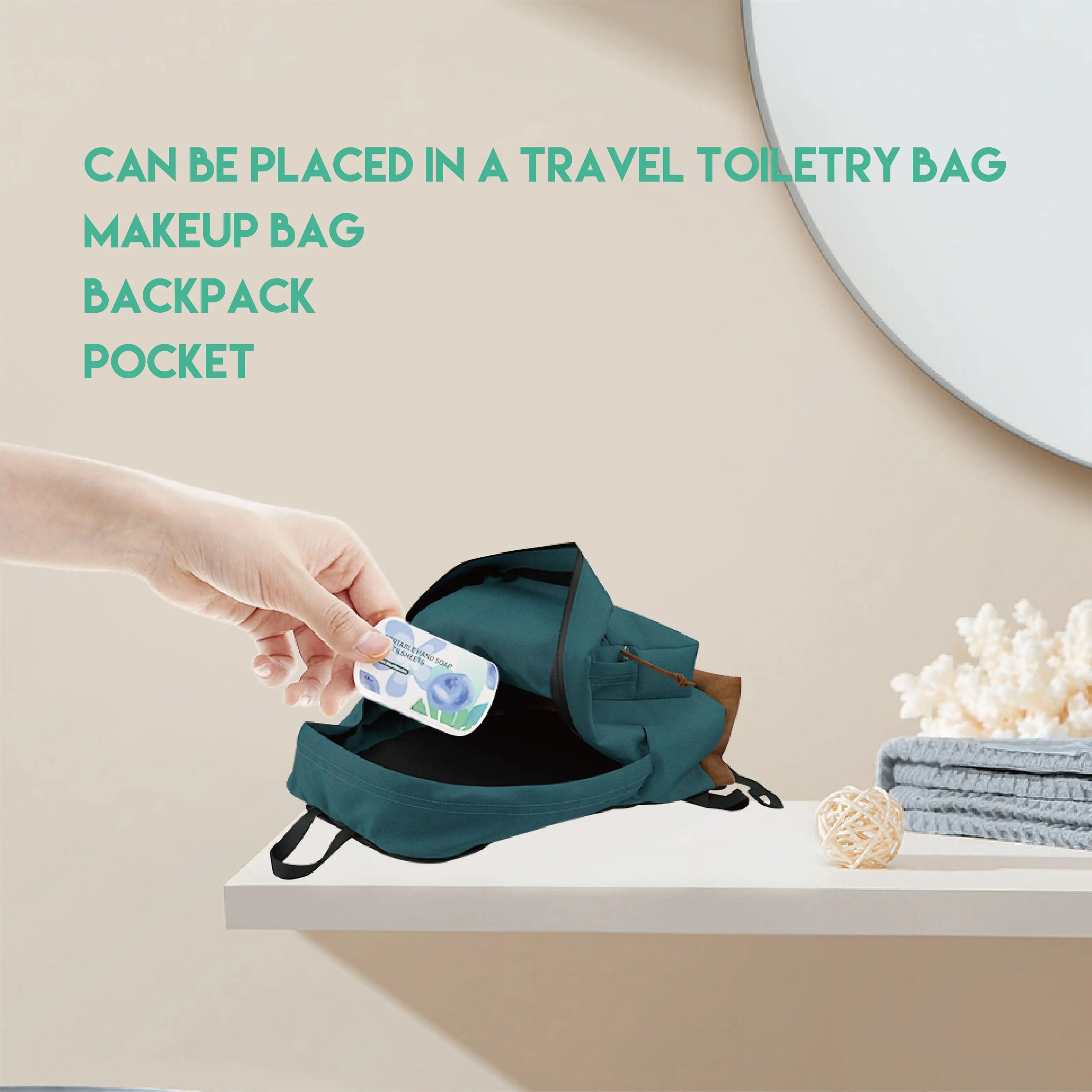 Travel Hand Wash Soap Paper Disinfecting Paper Soap Camp Thin Hand Wash Soap Sheets