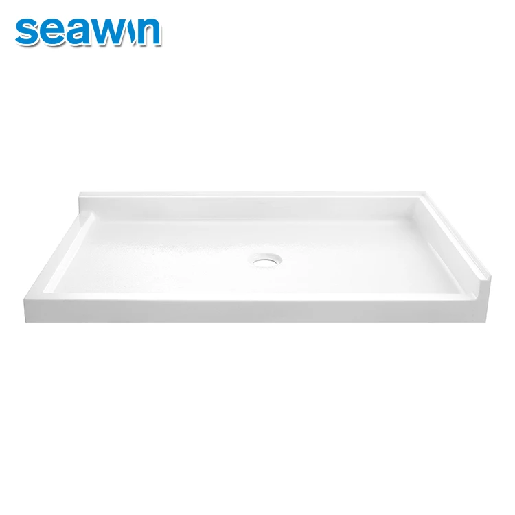 Seawin Double Threshold Flat Bath Acrylic Base Shower Floor Tray