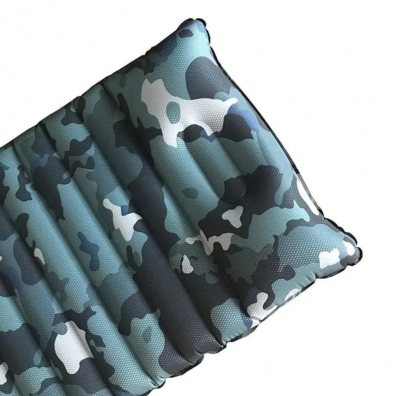 Ultralight Camp Mat Compact Camouflage Inflatable Sleeping Pad For Backpacking Tpu inflatable air mattress with pillow