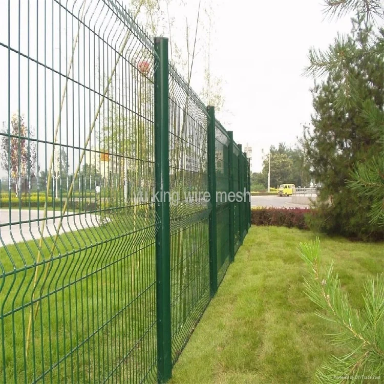 Easyclips Assemble Post 1x2 5x5 1 Inch Low Cost Non Galvanized PVC Plastic Coated Metal Panel 3D Curved Bend Welded Iron Mesh