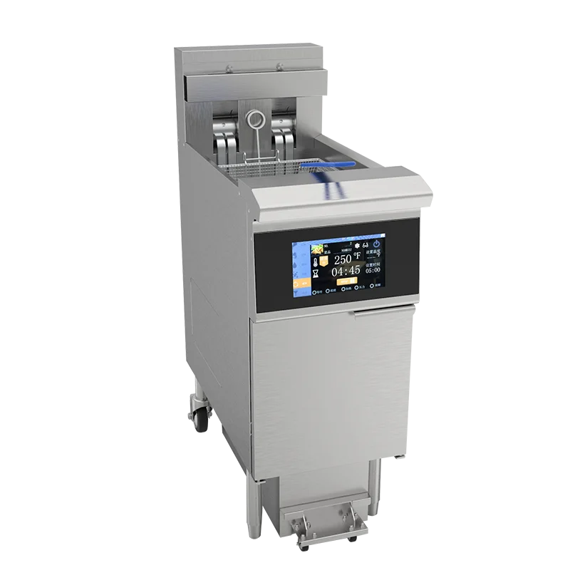 Commercial Vertical Gas Deep Fryer fried Oil fryer for Potato Chips Chicken