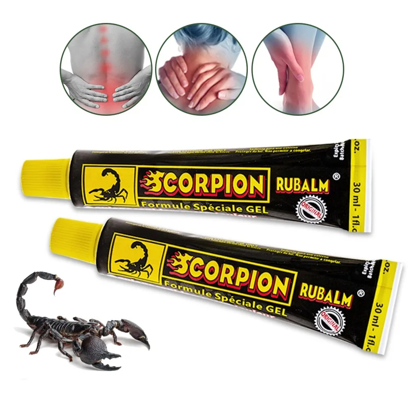 30g Scorpion Ointment Analgesic Cream Pain Relief  Muscle pain Rub Headache Neuralgia Acid Stasis Rheumatoid Arthritis Plaster