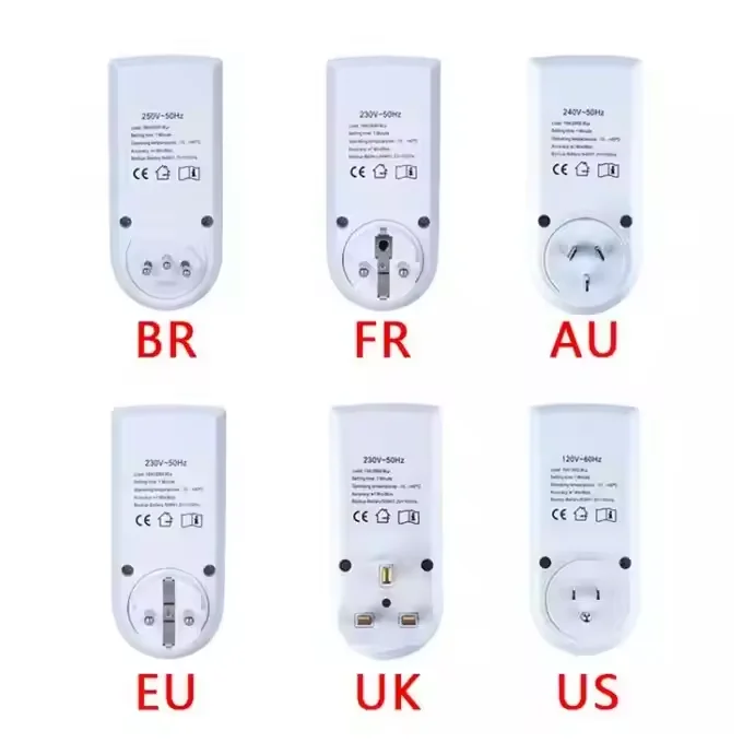 Timing socket German European standard large screen timer Kitchen timing switch socket electronic timer