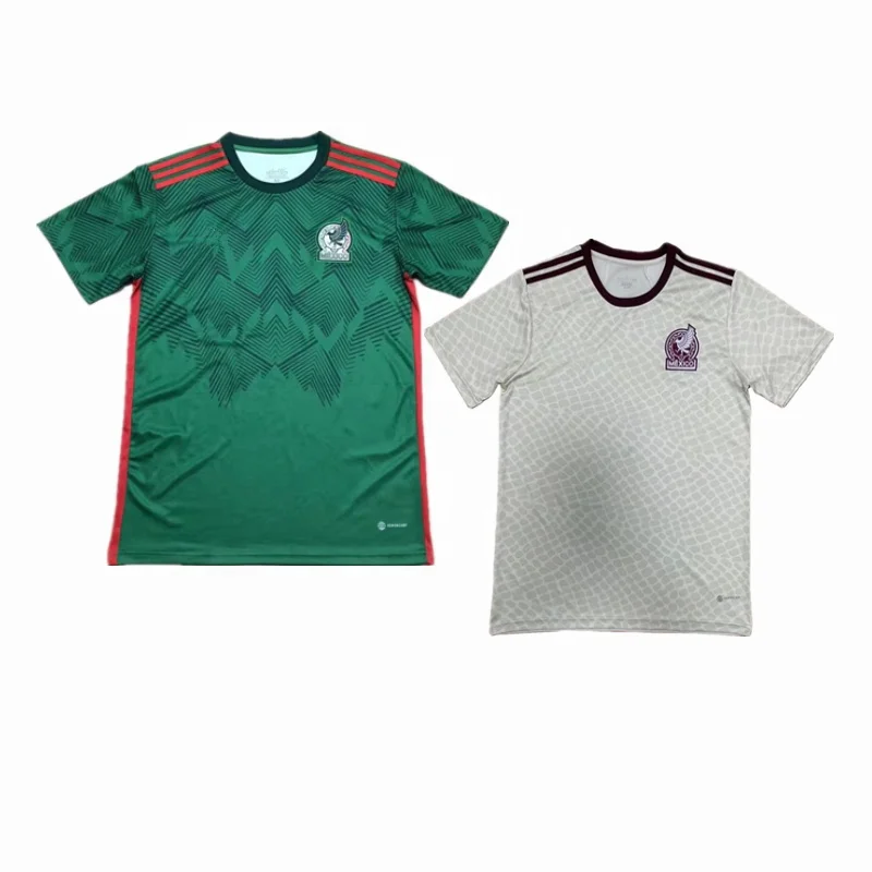 NEW 2022 2023 World Cup Mexico Soccer Jersey Thai quality home away men women kids Football Shirt custom Uniform