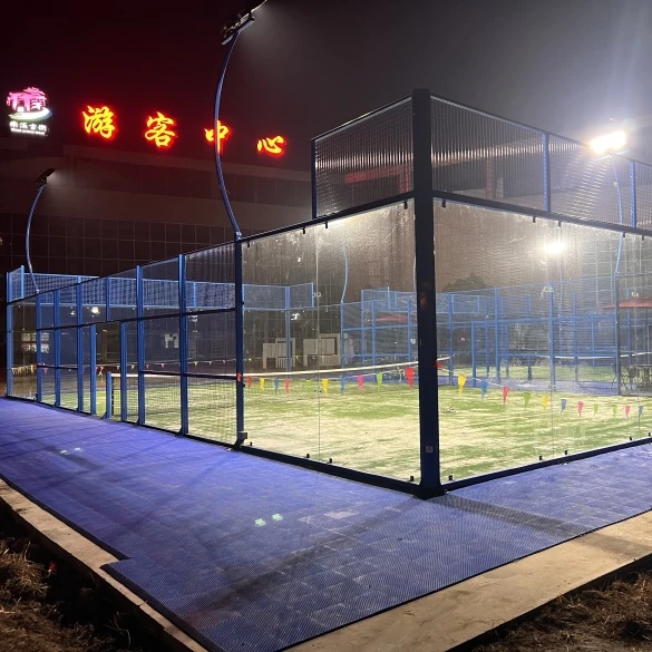 2024 Top Sale Panoramic Padel Tennis Court Factory Manufacture Price by padel