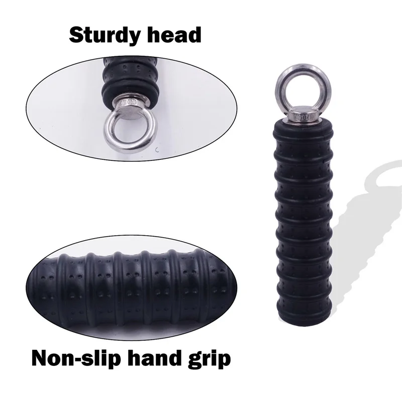 Push Down Single Gym Handle Triceps Strength Pull Up Hand Grips for Cable Machine Attachment Arm Muscle Fitness Equipment