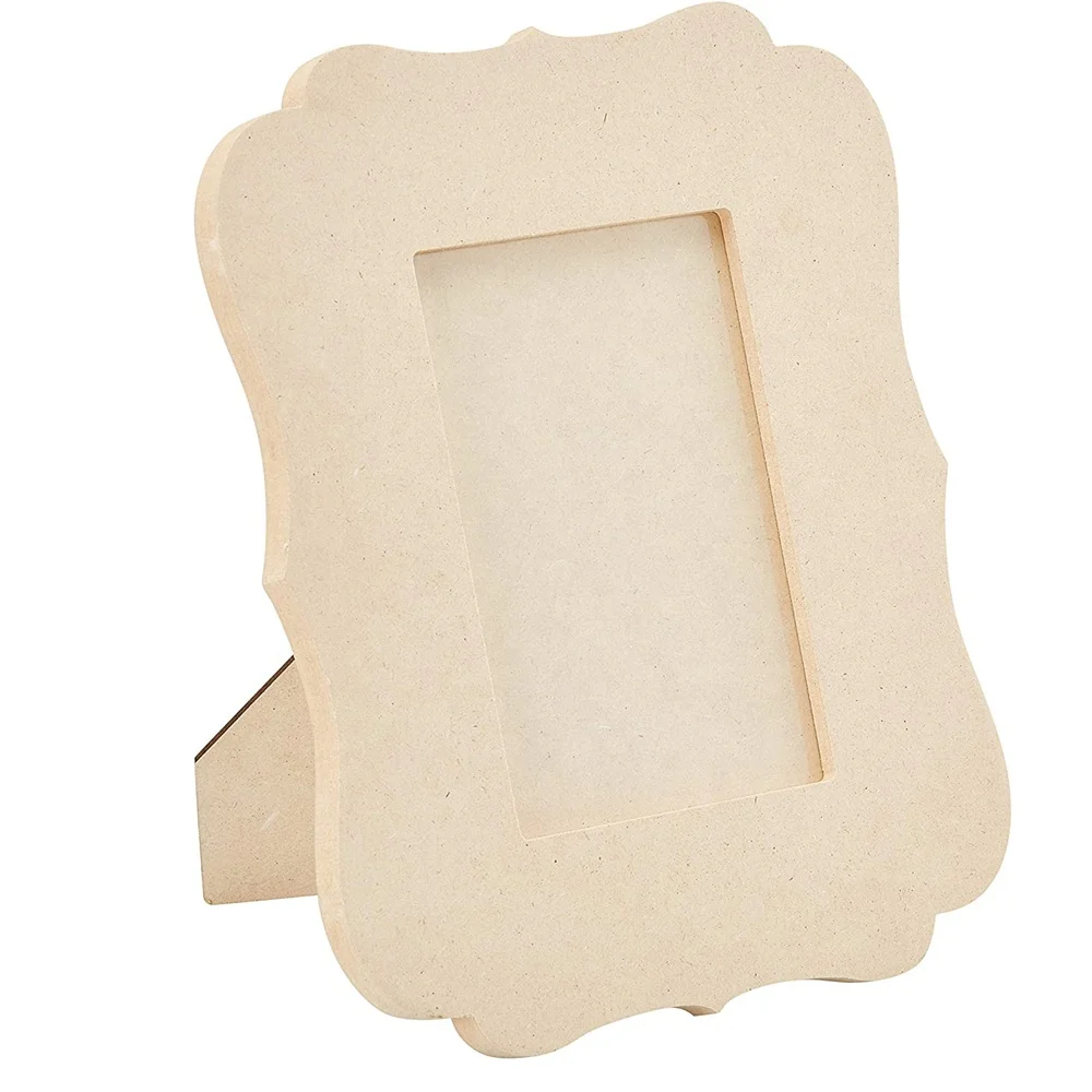 DIY Unfinished Wood Picture Frames Holds 4 x 6 Inch Photos