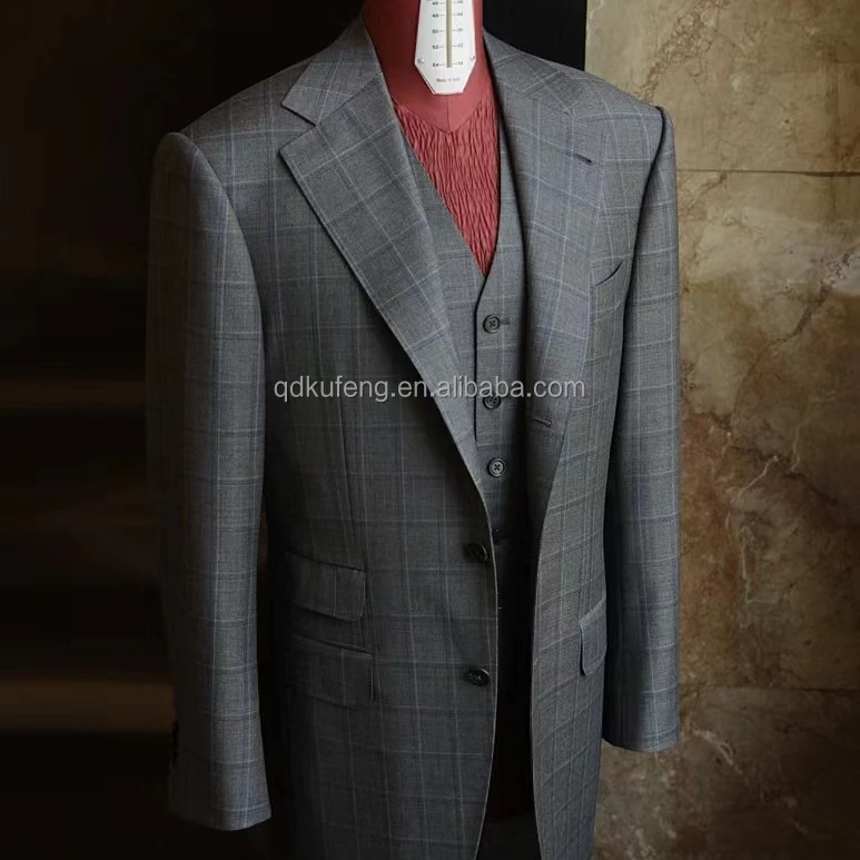 wholesale custom designer High quality 100% wool fabric suits custom men suits with horse hair canvas