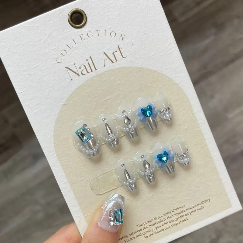 Wholesale Fashion Decoration Packaging Design Artificial Fingernails Handmade Acrylic Press On Nails