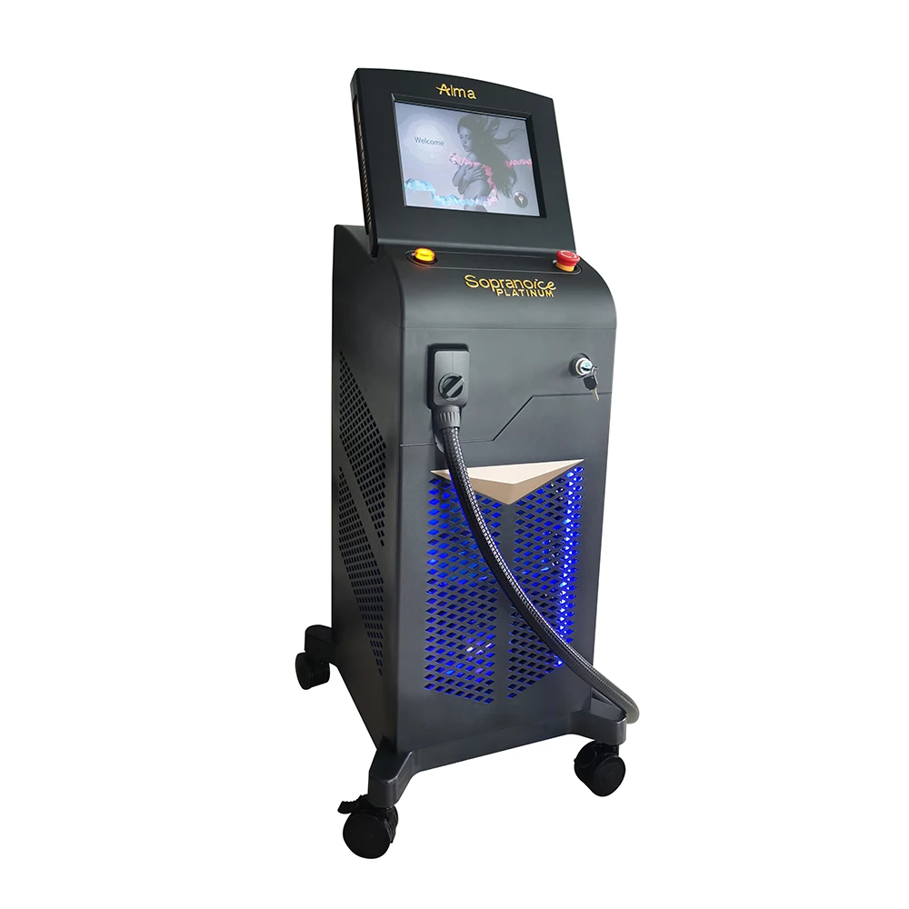 Customized Soprano Ice Platinum 1600w Tria Beauty 808 Laser Hair Removal Permanently System Diode Laser 3 Wavelength Machine