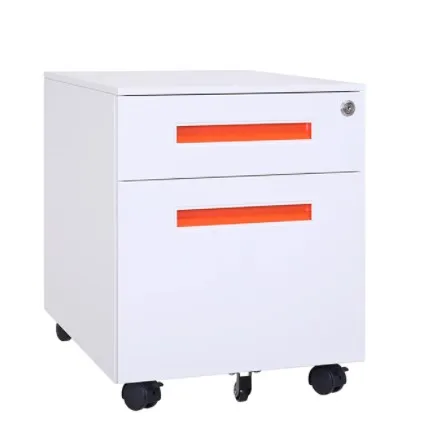 2 drawers movable cabinet two drawer filing cabinet office furniture steel document mobile drawer mobile file cabinet