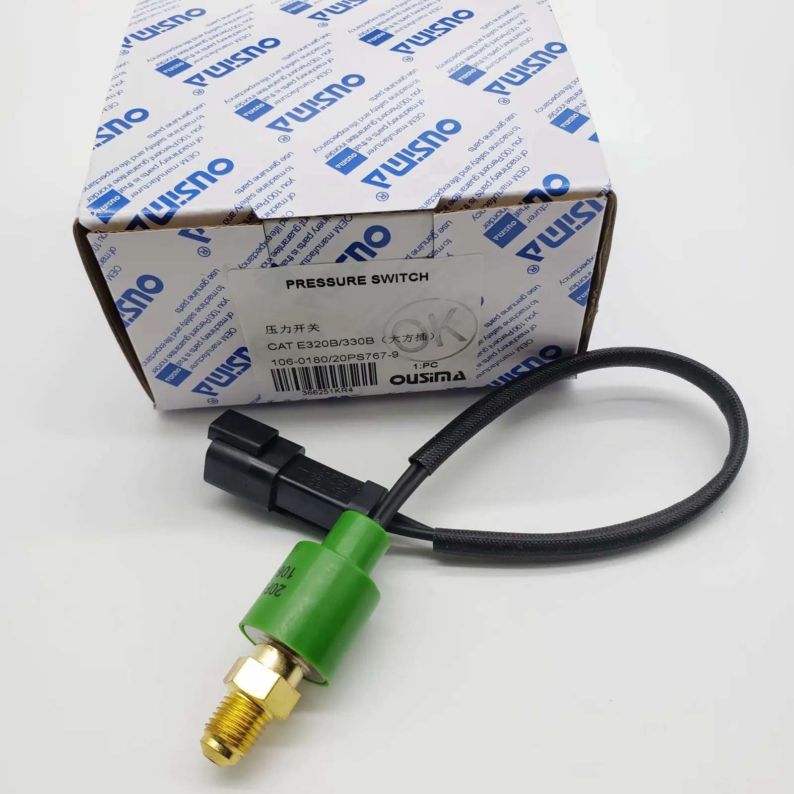 CAT 312B 320B 322B 325B Pressure Sensor 106-0180 1673466 20PS767-9