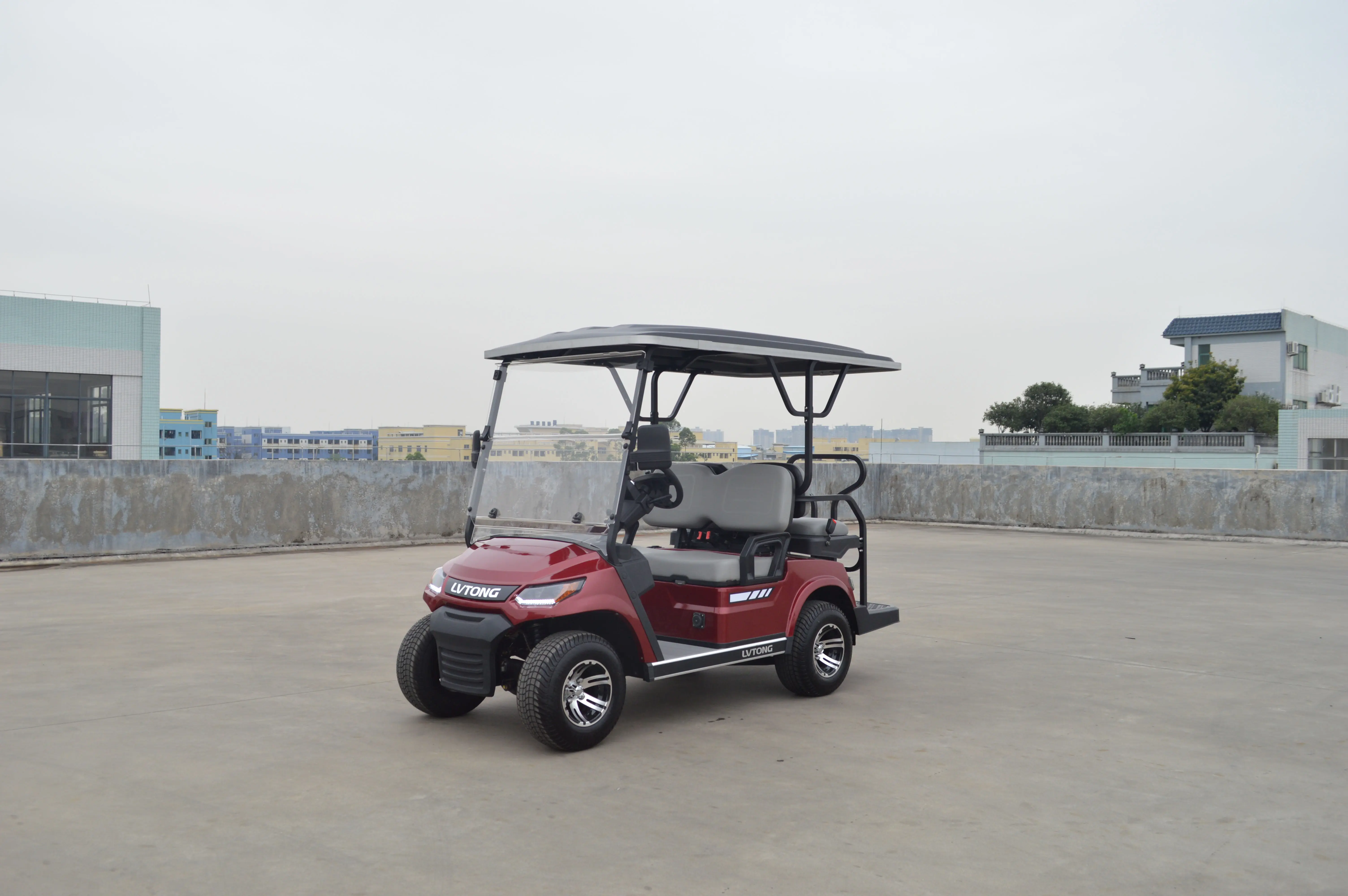 Chinese 48v Electric Golf Cart 4+2 Seater 4kw Lithium Off Road Golf Cart Hunting Golf Buggy