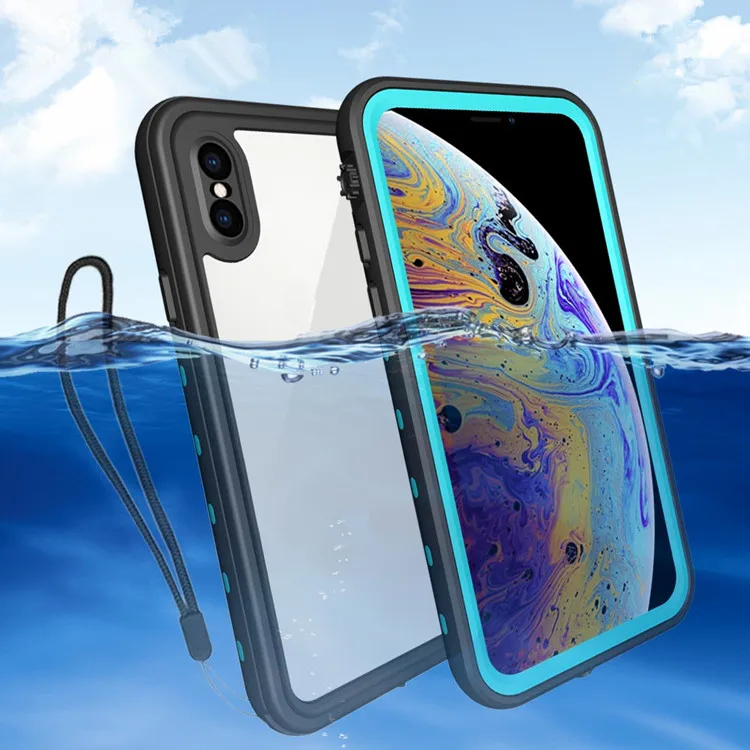 
Free shipping tpu pc shockproof phone case IP68 waterproof phone case for iPhone X XR XS MAX 11 11PRO MAX 