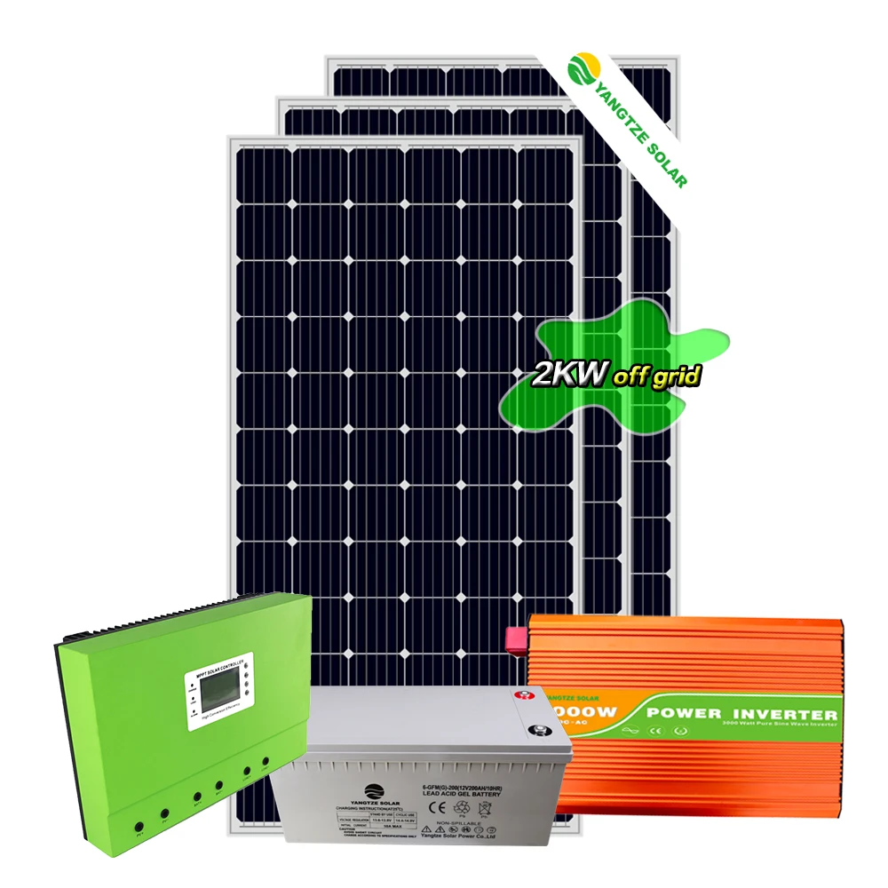 Yangtze Easy Installation 2.5kw Cheap Home Solar Power Systems with Panel /