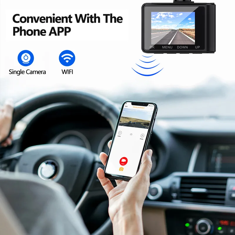 Car DVR Camera 4K Video Recorder WIFI Speed N GPS Dashcam Dash Cam Car registrar Spuer Night Vision