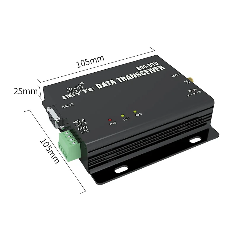 E90-DTU(400SL37) 5W High power sx1268 lora DTU 433mhz  long range industrial modem rf transceiver