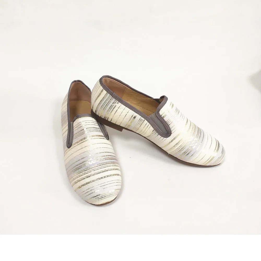 2022 Shoes summer woman slip-on elastic snake genuine leather ladies shoes dress shoes