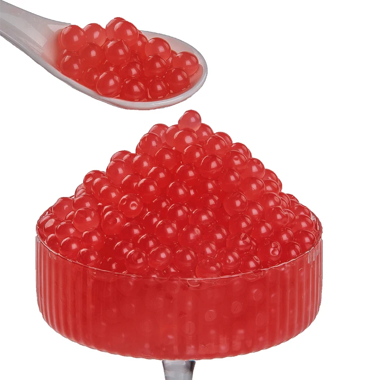 boba supplier wholesale 1.3kg pomegranate fruit boba pearls for bubble tea bubble tea