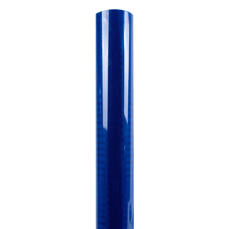 3Hao High Intensity Blue Micro Prismatic Sheeting Reflective Film For Road Signs Flexible Reflective Material