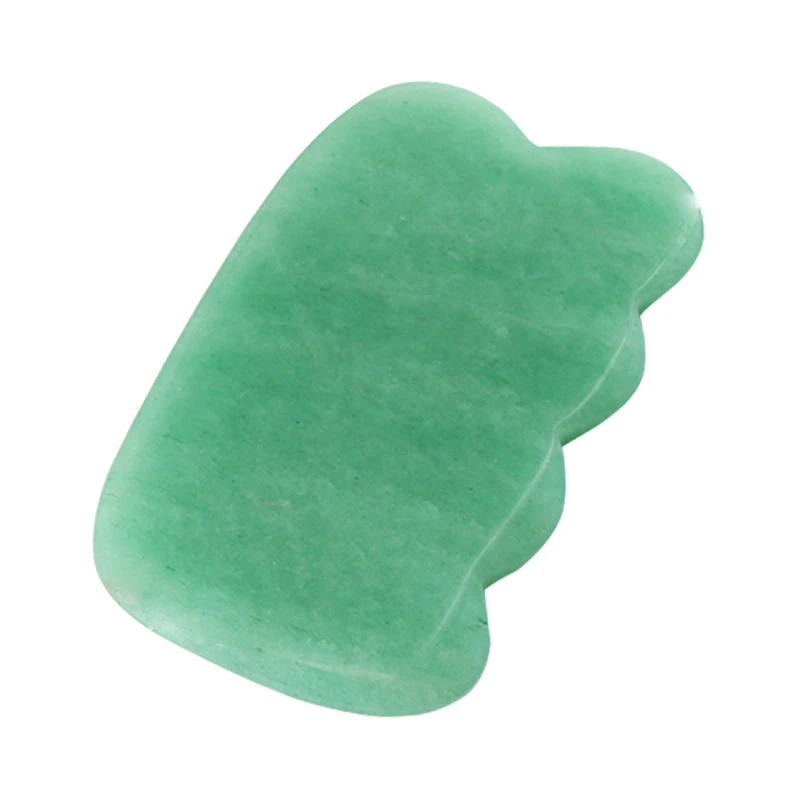Wholesale Price Natural Donling Jade Guasha Board Wave Shaped Guasha Massage Tool Relaxing Scraping Muscle Pain Acid