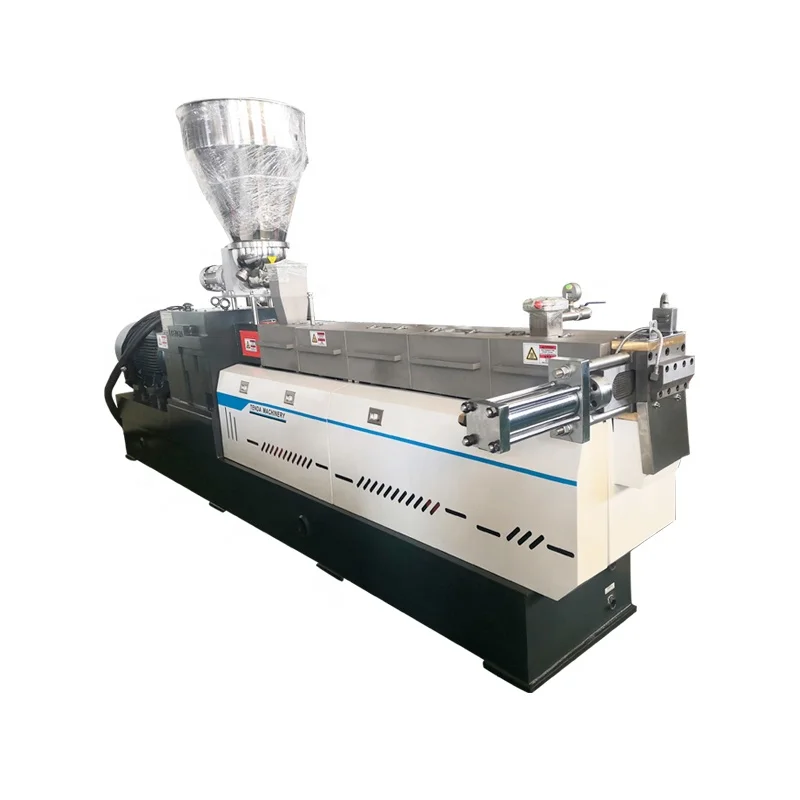 PLA PBAT starch caco3 masterbatch biodegradable double screw extruder
