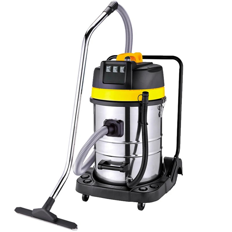 Big Power Stainless Steel Industrial Commercial Canister Wet And Dry Steam price Vacuum Cleaner For floor