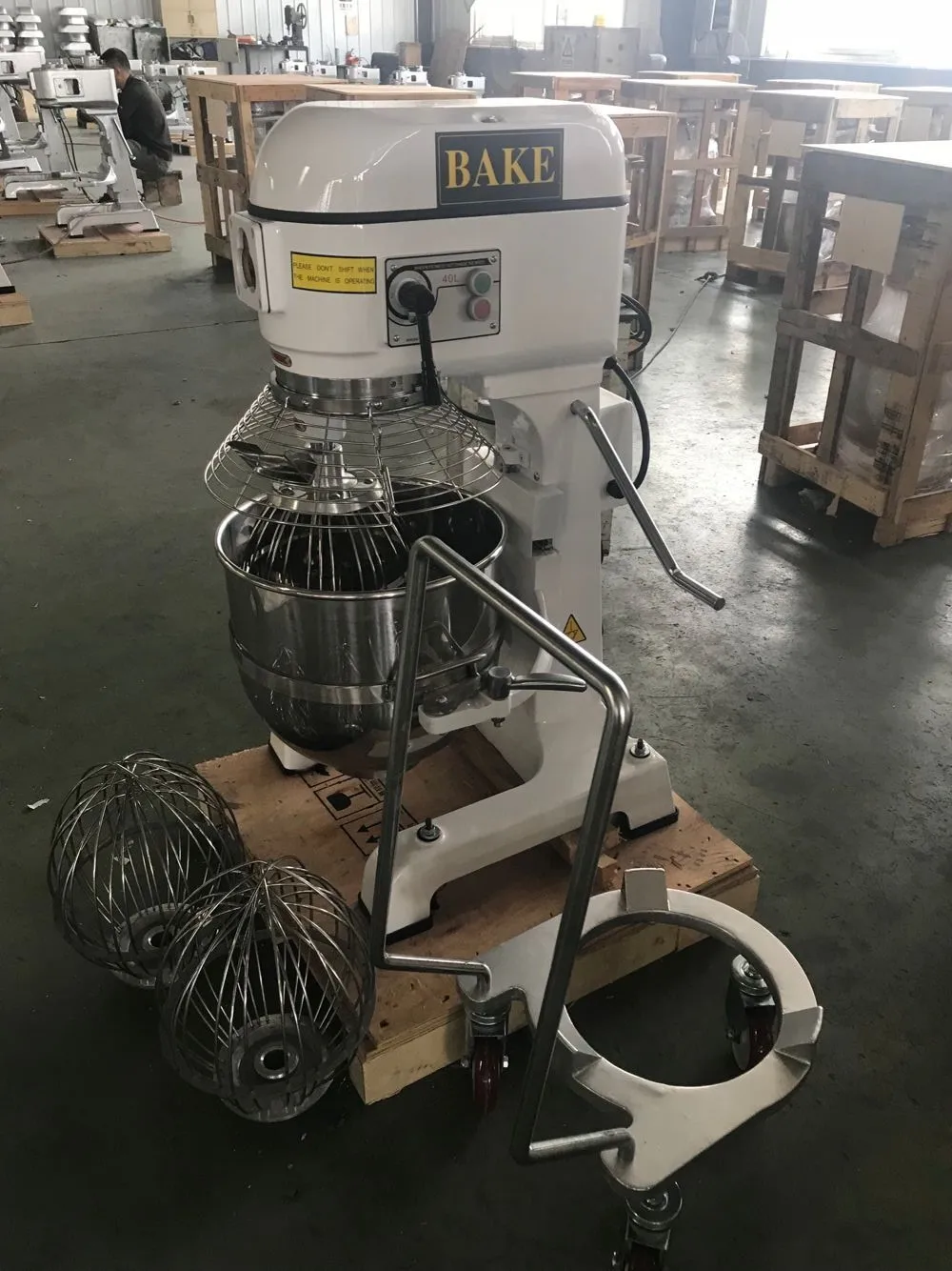 Batidora industrial commercial 10l 20l 30l 60l 80l kitchen stand planetary food batter bread dough cake mixer machine for bakery