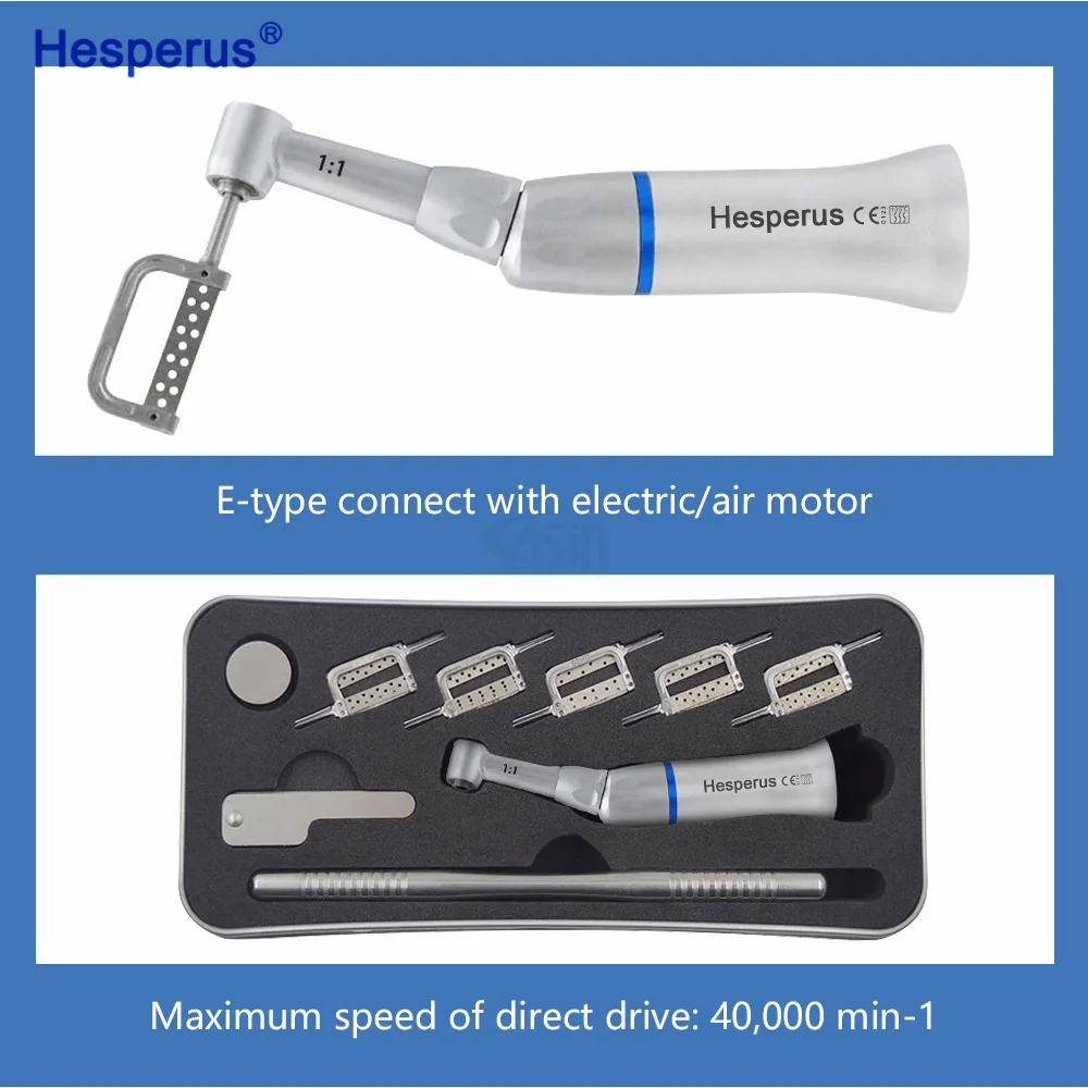 Dental Orthodontic Interproximal Enamel Reduction Reciprocating IPR System Stripping 1:1 Contra Angle Orthodontic Tool